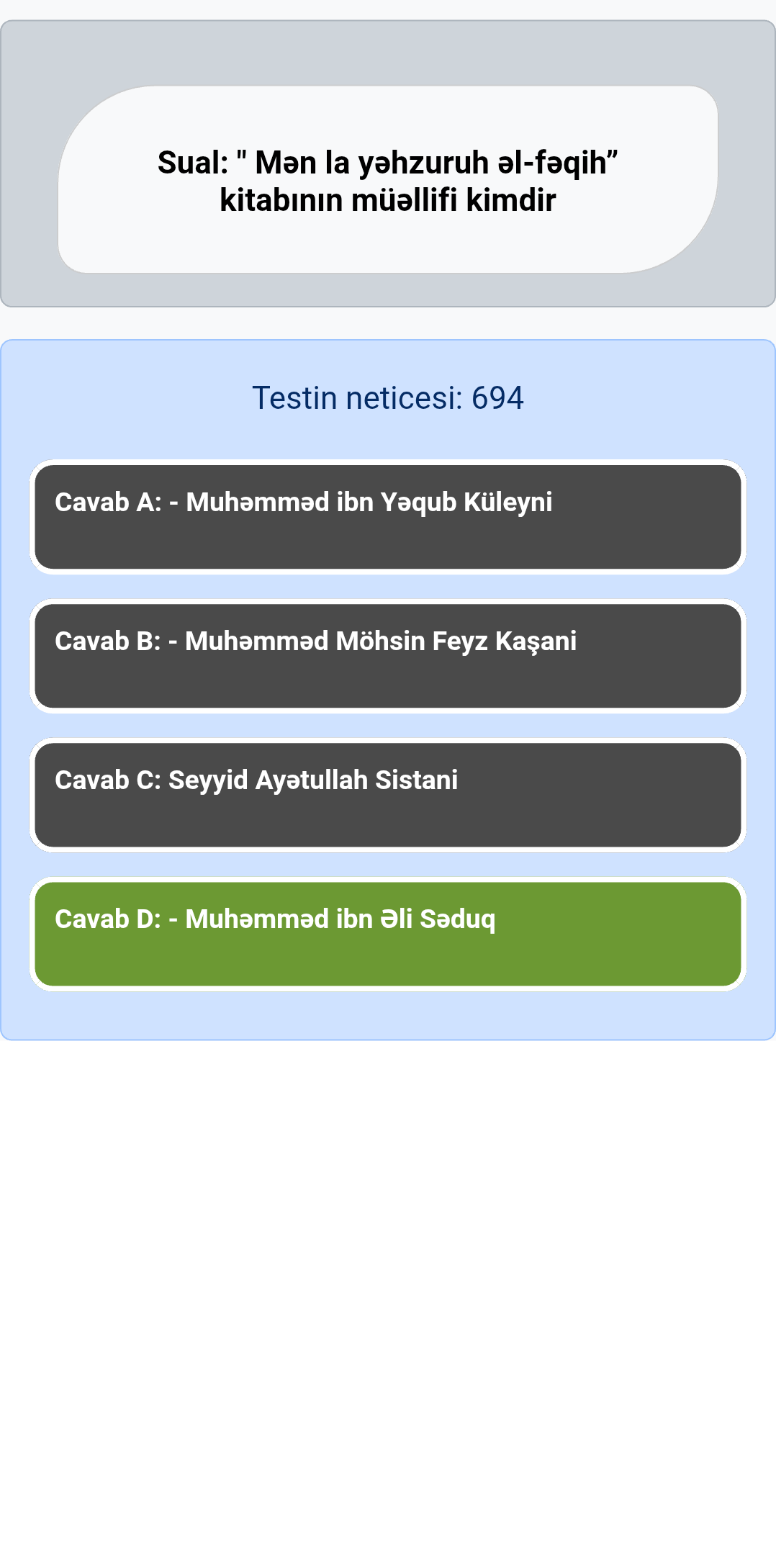 " Mən la yəhzuruh əl-fəqih” kitabının müəllifi kimdir