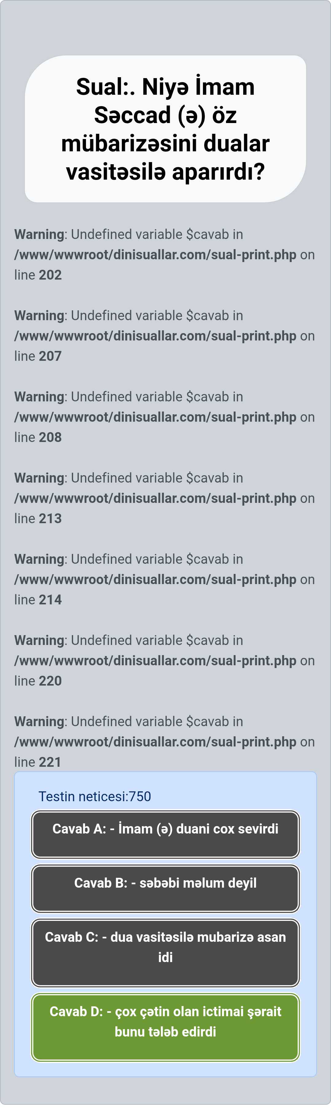. Niyə İmam Səccad (ə) öz mübarizəsini dualar vasitəsilə aparırdı?